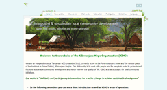Desktop Screenshot of kilimanjarohope.org